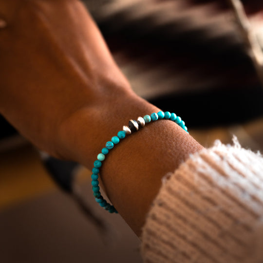 Bead Maiden: Egyptian Turquoise Intention Bracelet