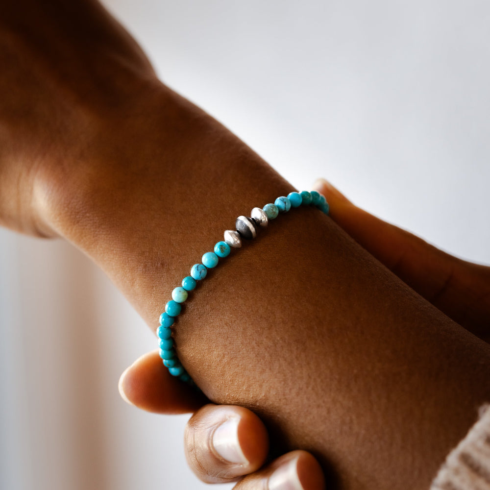 Bead Maiden: Egyptian Turquoise Intention Bracelet