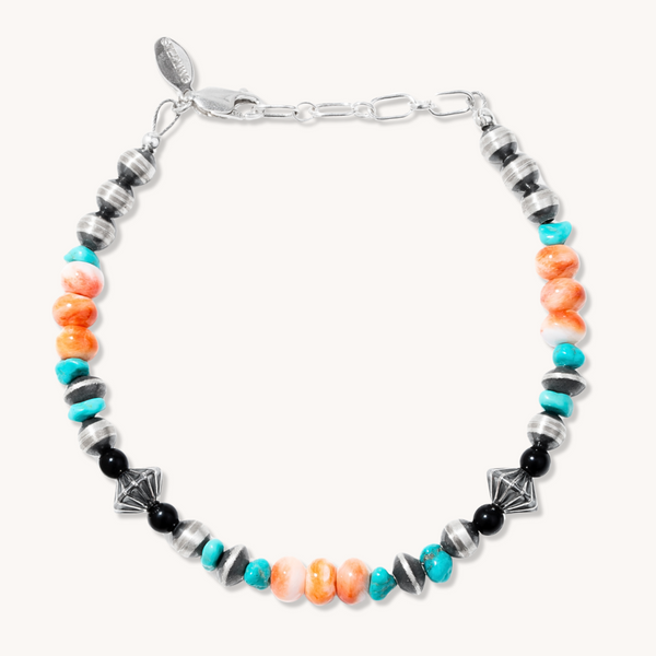 Bead Maiden: Southwest Skies Bracelet in Sterling Silver – T.Skies