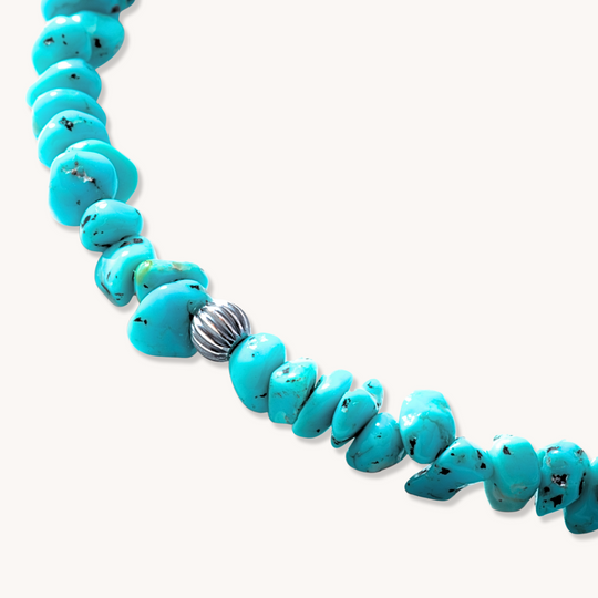 Bead Maiden: Petite Turquoise Beads Necklace