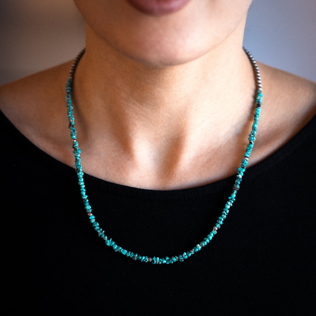 Bead Maiden: Petite Turquoise Beads Necklace