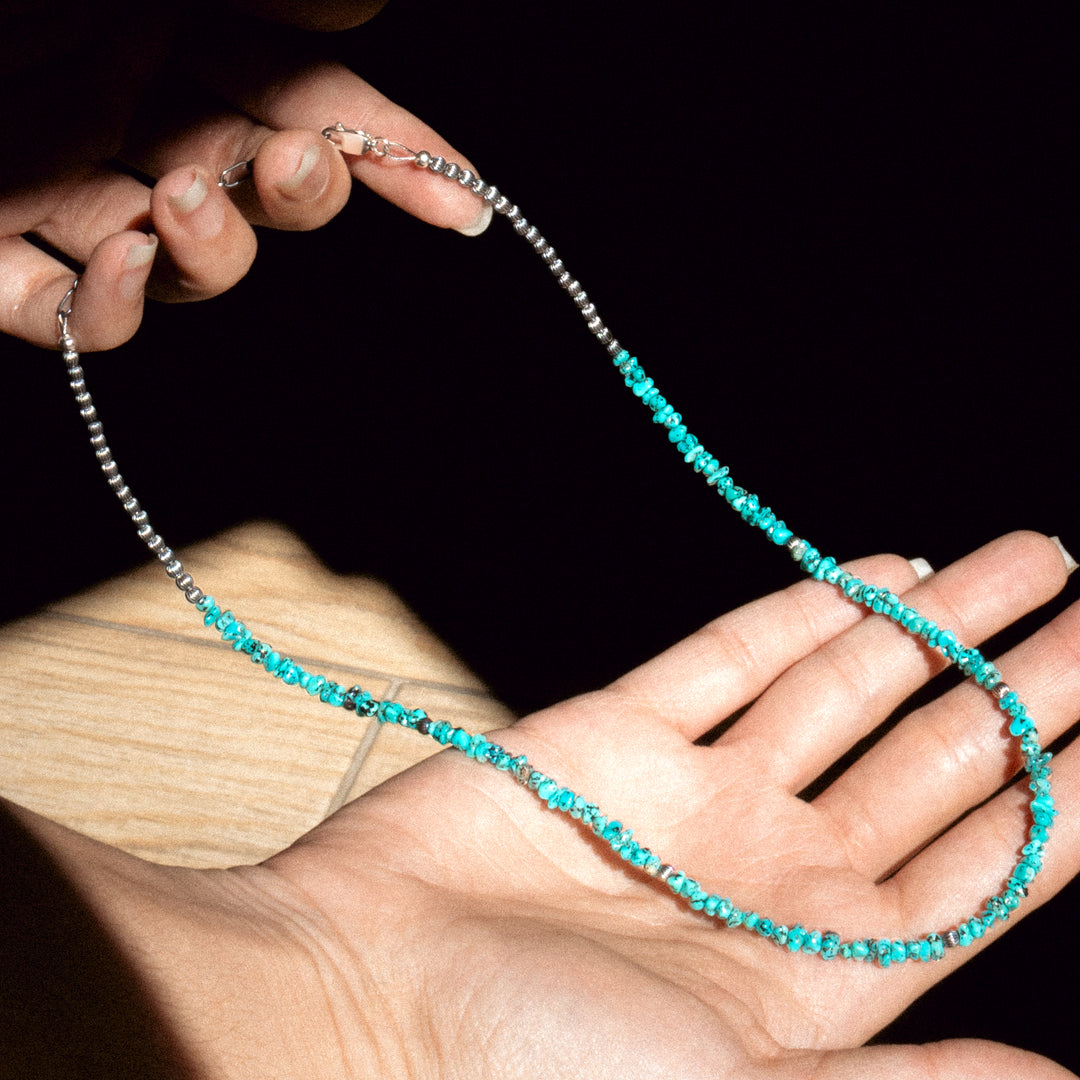 Bead Maiden: Petite Turquoise Beads Necklace