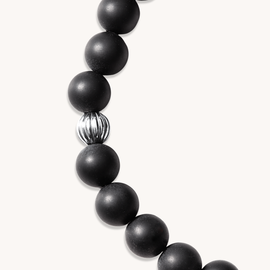 Bead Maiden: Onyx & Egyptian Turquoise Beads Necklace