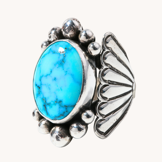 High-End Kingman Turquoise Ring by Devin Edison