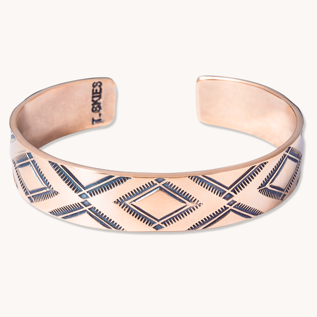 Stamp Dancer: Diamondback Cuff Bracelet