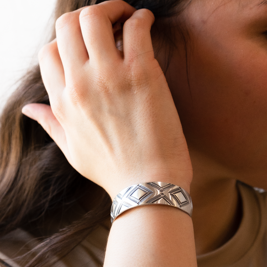 Stamp Dancer: Diamondback Cuff Bracelet