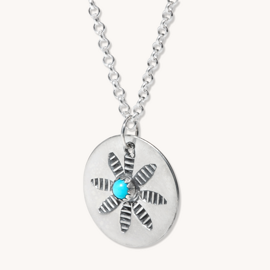 Stamp Dancer: Turquoise Garden Necklace