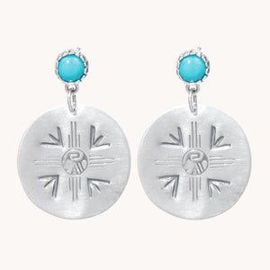 Attune Earrings with Turquoise by TSkies