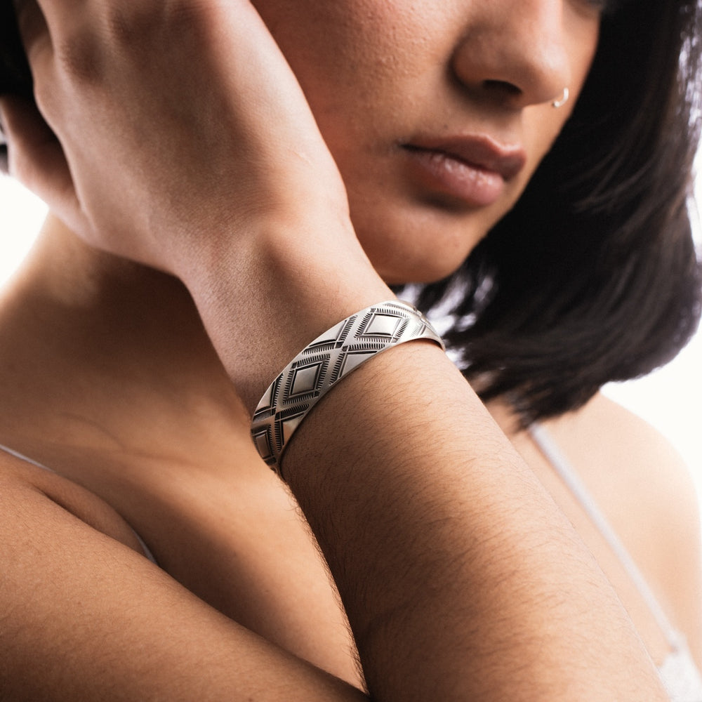 Stamp Dancer: Diamondback Cuff Bracelet