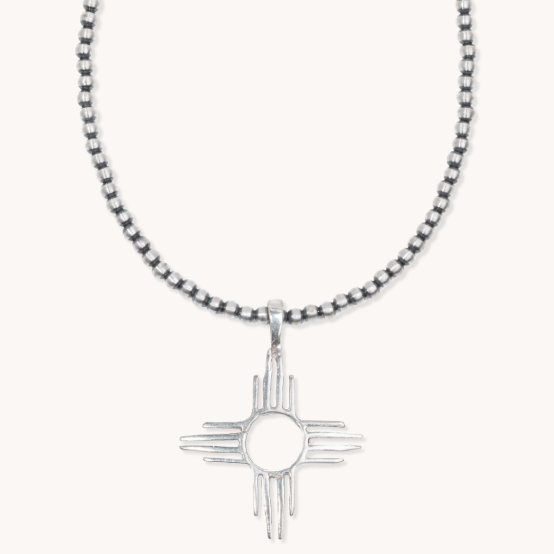 Silver Zia Pendant, Shop Zia Symbol Pendants by TSkies – T.Skies