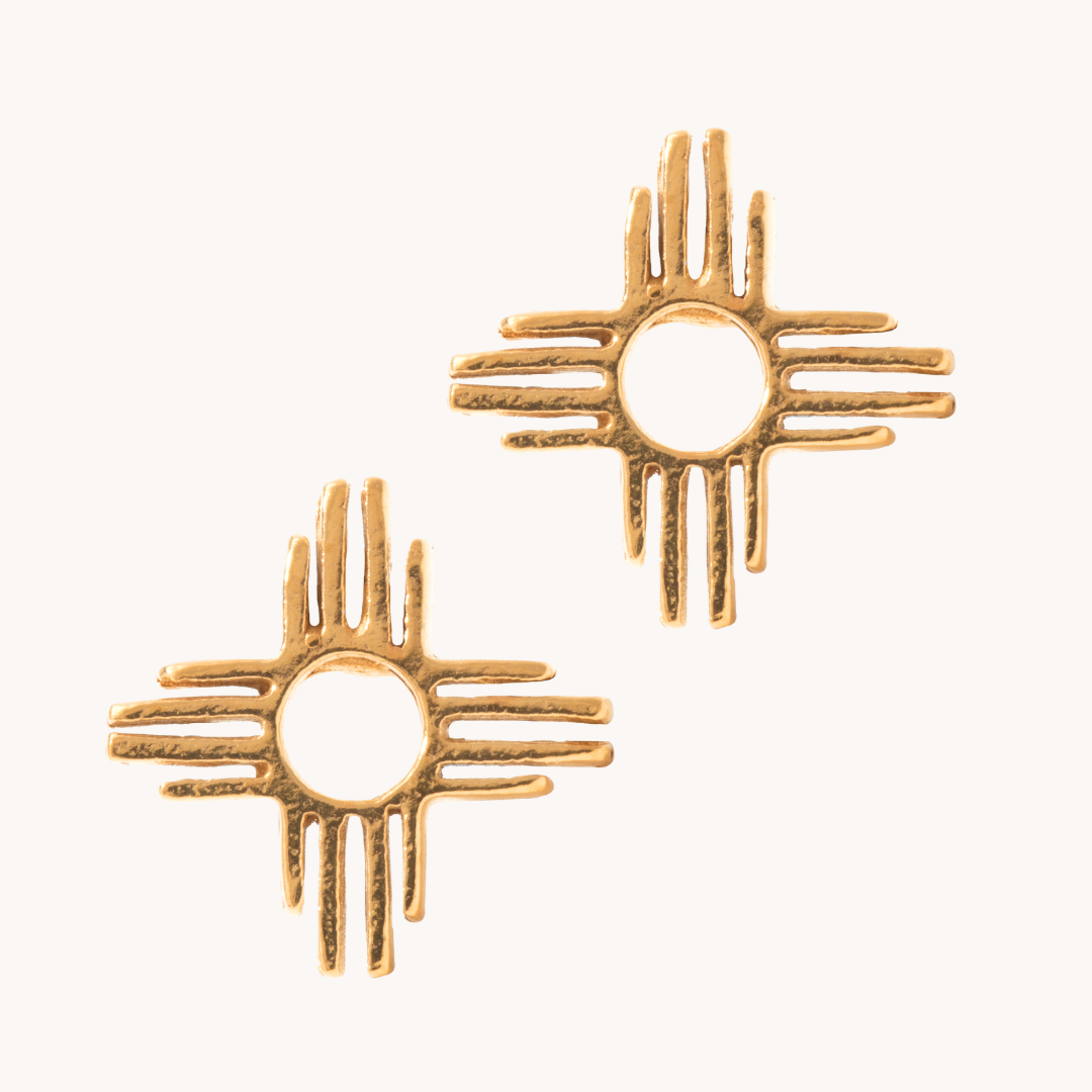 Enchantment: Vermeil Mini Zia Stud Earrings