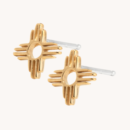 Enchantment: Vermeil Mini Zia Stud Earrings