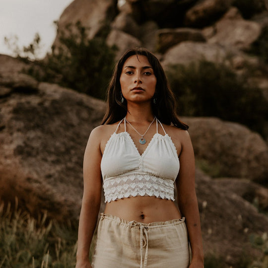 Radiante: Lunar Eclipse Pendant & Earrings