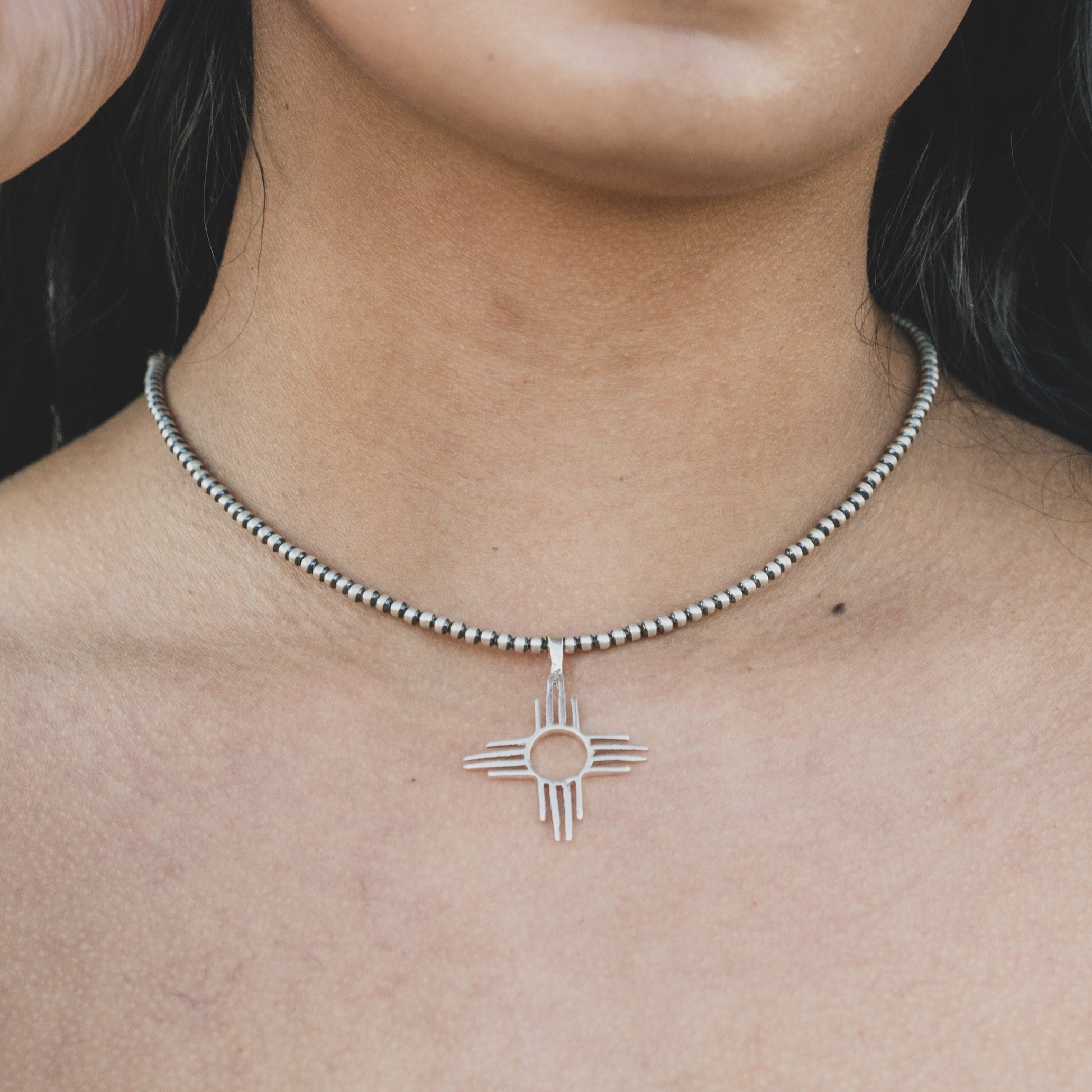 Silver Zia Pendant, Shop Zia Symbol Pendants by TSkies – T
