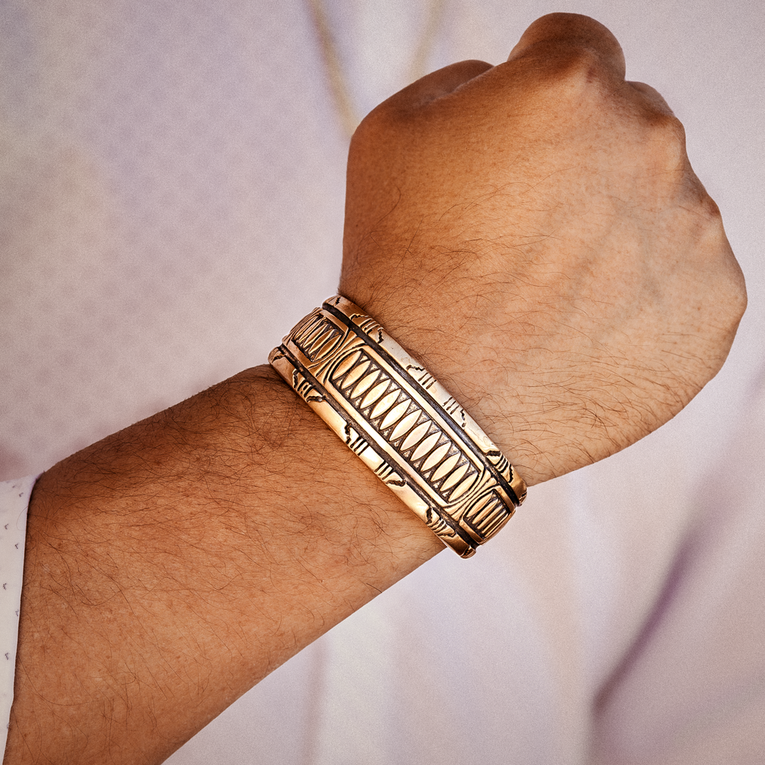 SkyWeaver: Terraced Cuff Bracelet