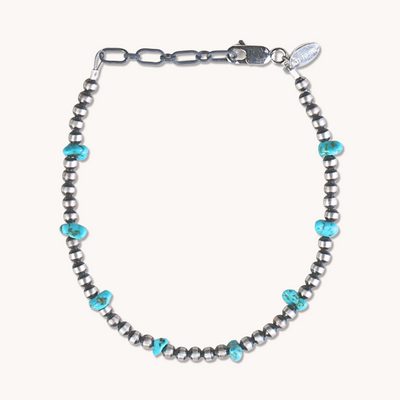 Desert Blossom: Turquoise Desert Pearls Bracelet Set
