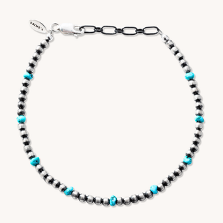 Desert Blossom: Turquoise Petite Pearls Bracelet (3mm)
