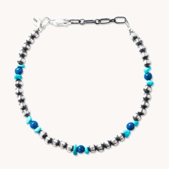 Desert Blossom: Lapis Wellspring Bracelet (4mm)