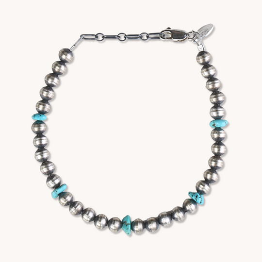 Desert Blossom: Turquoise Desert Pearls Bracelet Set