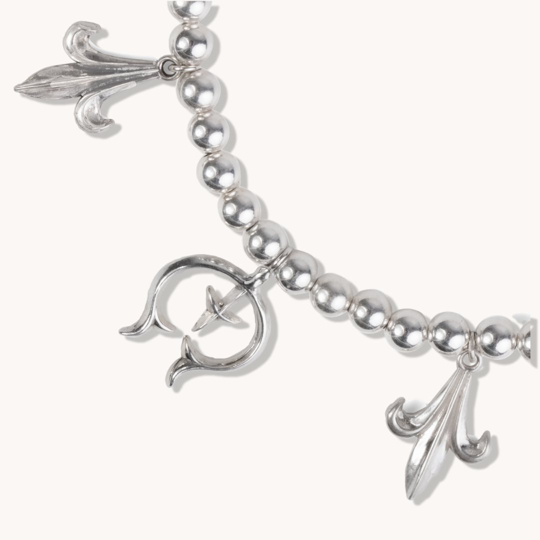 Squash Blossom Bracelet in Sterling Silver by TSkies