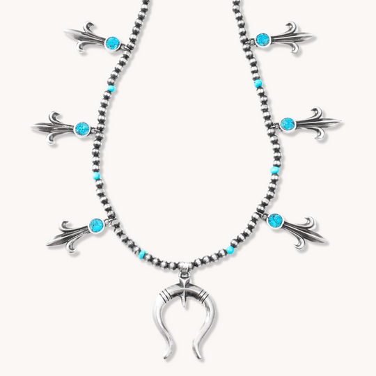 Desert Blossom: Granada Grande Squash Blossom Necklace