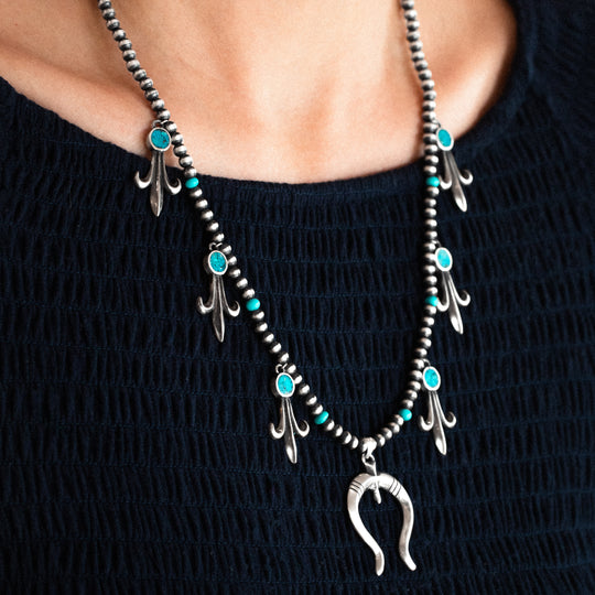 Desert Blossom: Granada Grande Squash Blossom Necklace