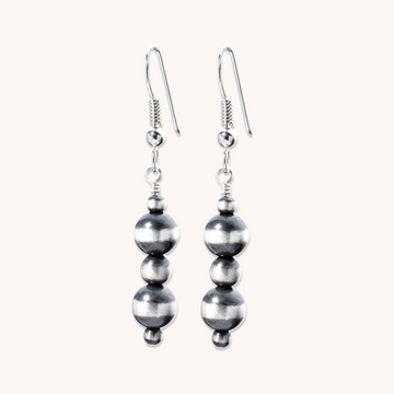 Desert Blossom: Flower Bud Earrings (Rustic Patina)