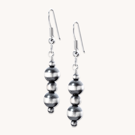 Desert Blossom: Flower Bud Earrings (Rustic Patina)