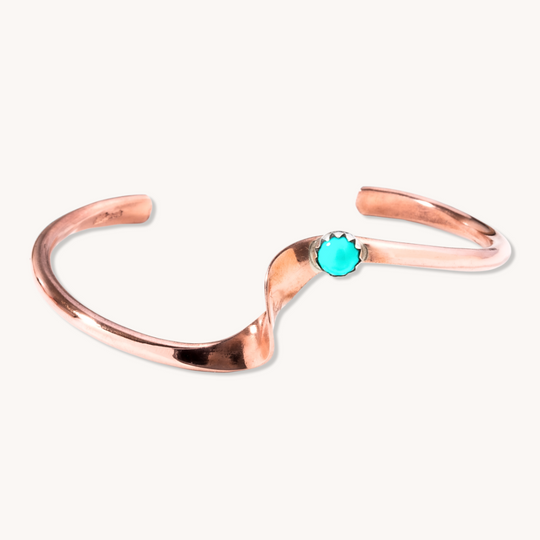 Radiante: Copper Turquoise Aurora Bracelet