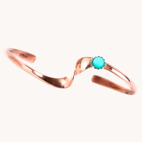 Radiante: Copper Turquoise Aurora Bracelet