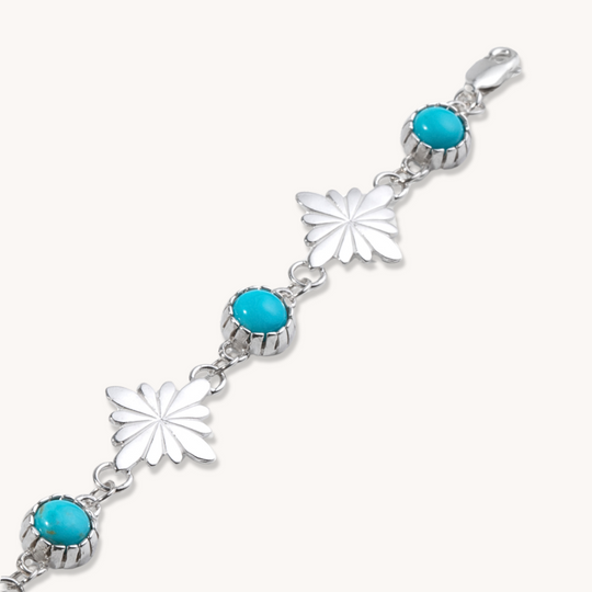 Radiante: Turquoise Stardrop Chain Bracelet