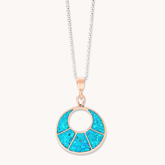 Radiante: Lunar Eclipse Turquoise Pendant