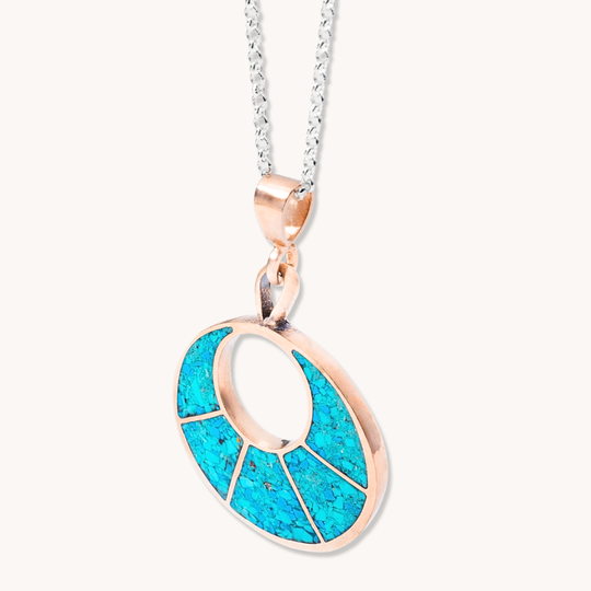 Radiante: Lunar Eclipse Turquoise Pendant