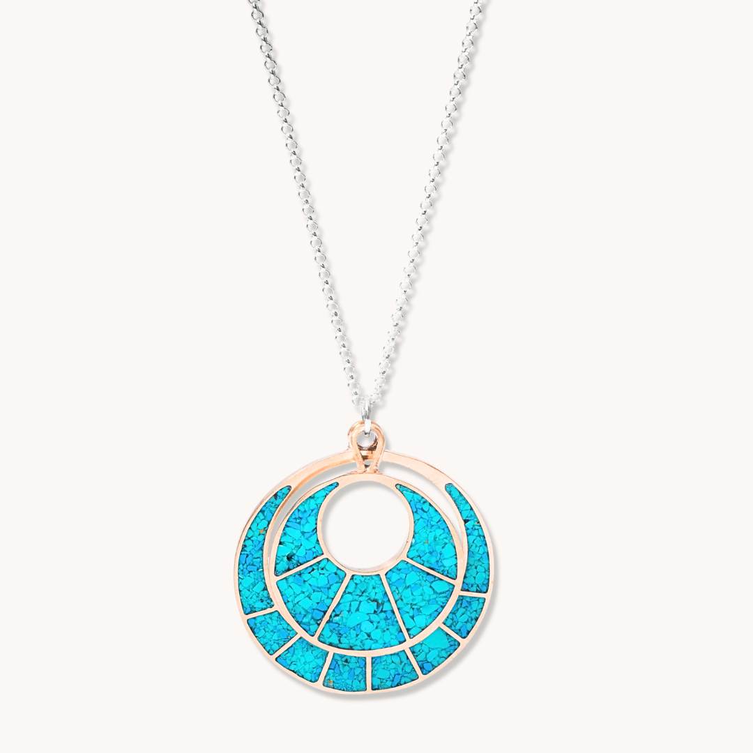 Radiante: Turquoise Total Eclipse Necklace