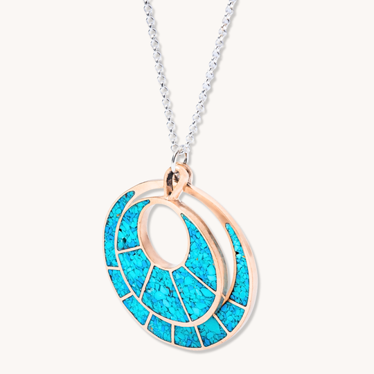 Radiante: Turquoise Total Eclipse Necklace
