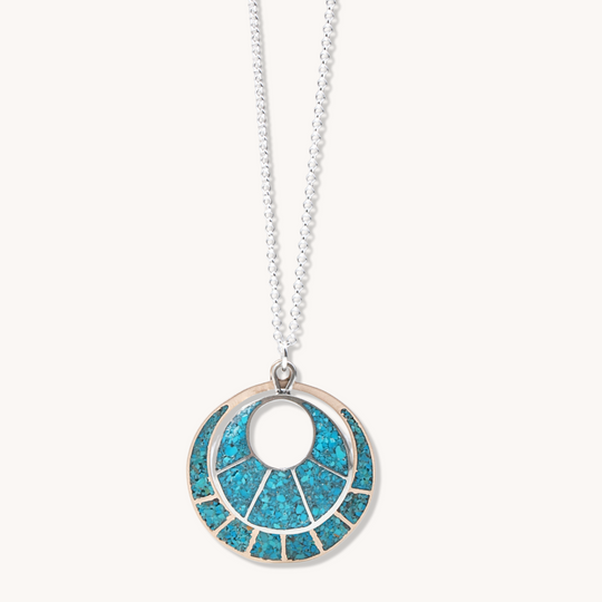 Radiante: Turquoise Total Eclipse Necklace