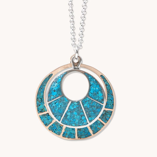 Radiante: Turquoise Total Eclipse Necklace