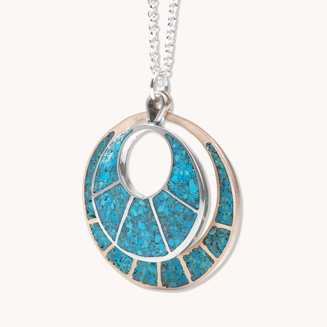 Radiante: Turquoise Total Eclipse Necklace