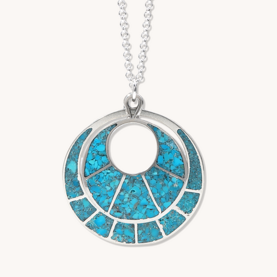 Radiante: Turquoise Total Eclipse Necklace