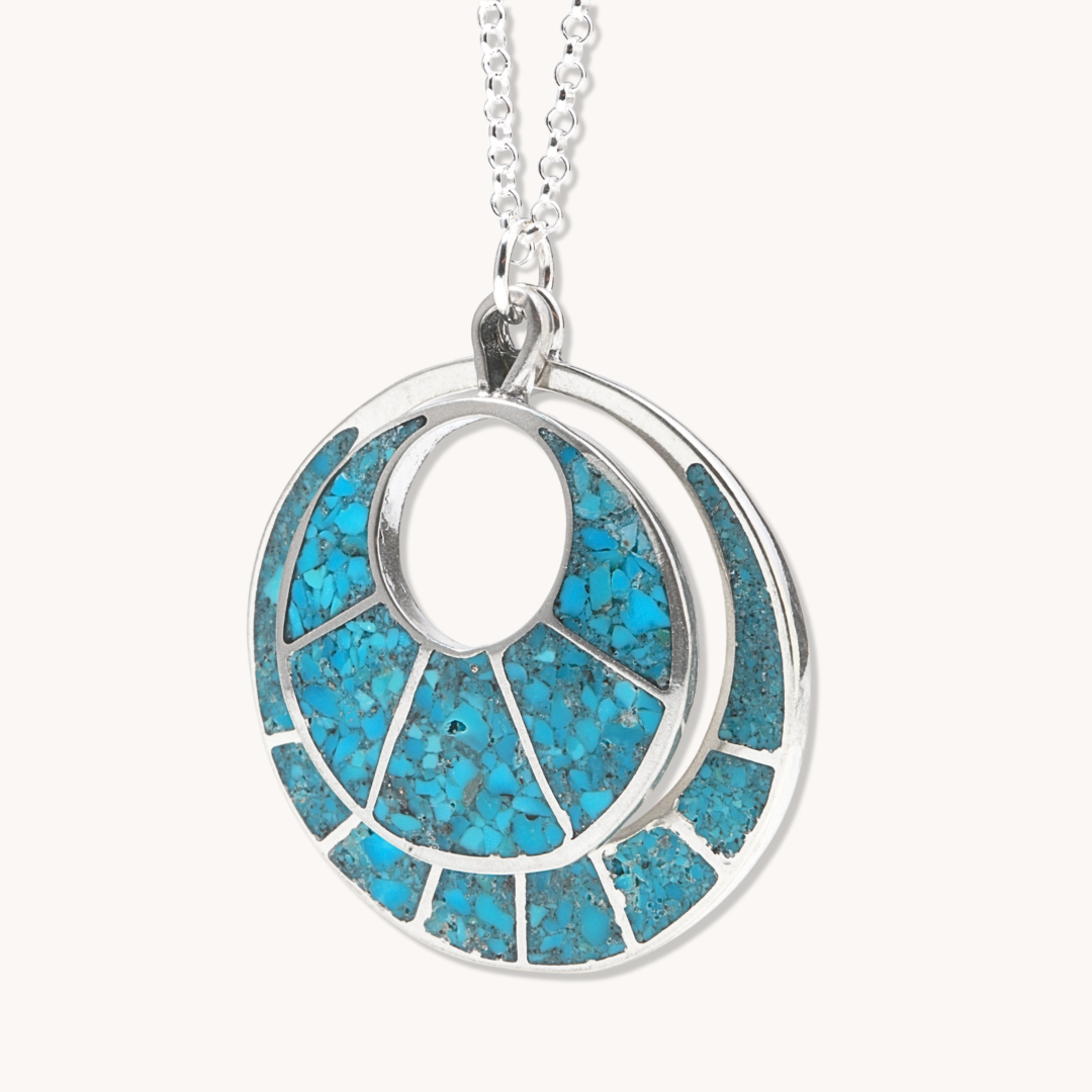 Radiante: Turquoise Total Eclipse Necklace