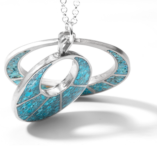 Radiante: Turquoise Total Eclipse Necklace