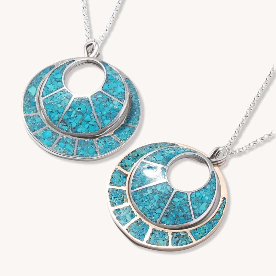 Radiante: Turquoise Total Eclipse Necklace