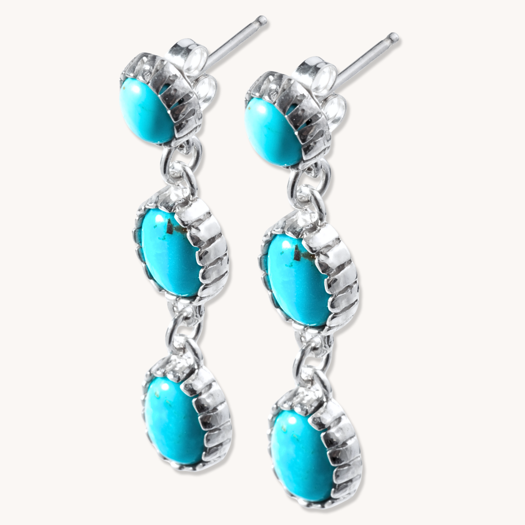 Radiante: Daybreak Turquoise Drop Earrings