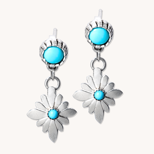 Radiante: Turquoise Stardrop Earrings