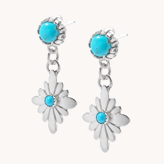 Radiante: Turquoise Stardrop Earrings