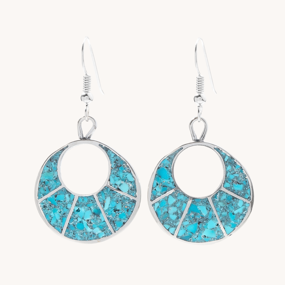 Radiante: Lunar Eclipse Turquoise Earrings