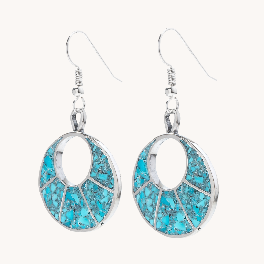 Radiante: Lunar Eclipse Turquoise Earrings