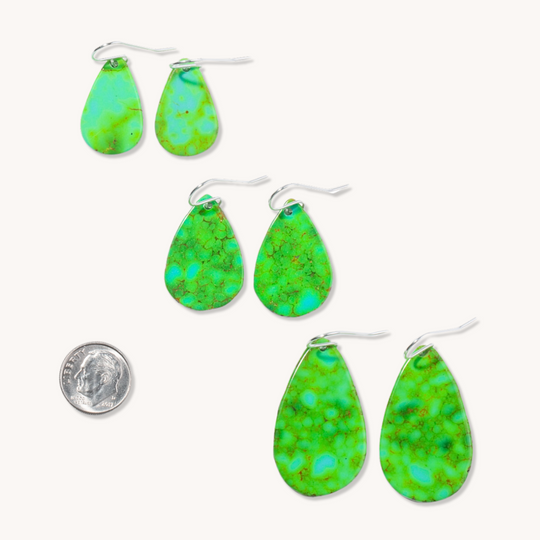 Radiante: Upcycled Sonoran Green Earrings