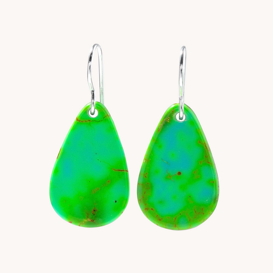 Radiante: Upcycled Sonoran Green Earrings