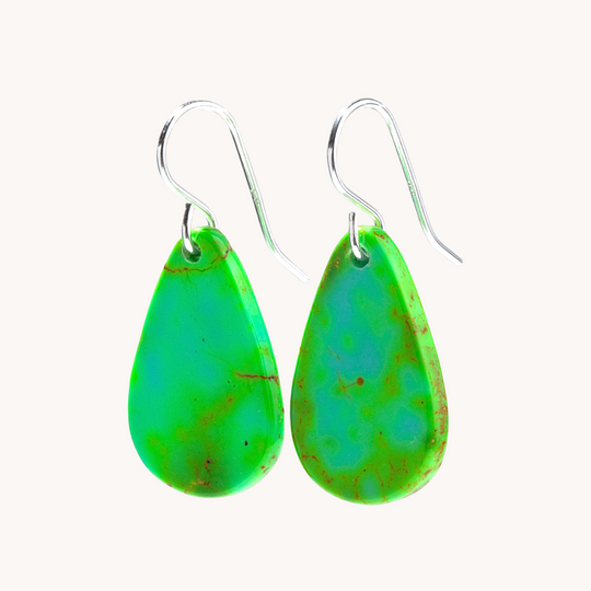 Radiante: Upcycled Sonoran Green Earrings